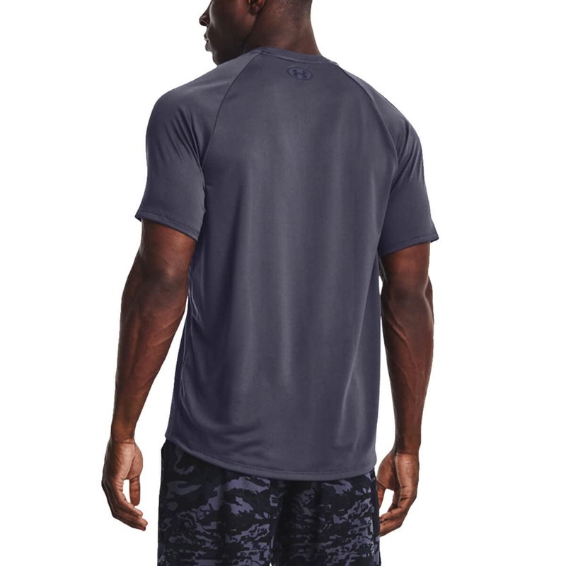 Under Armour Men's Tech 2.0 Short-Sleeve T-Shirt, (558) Tempered Steel / / Midnight Navy, X-Small