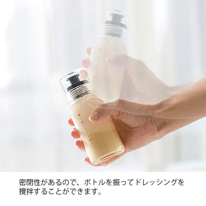Hario Glass Dressing Bottle for Oils/Vinegars with Drip Resistant, Transparent