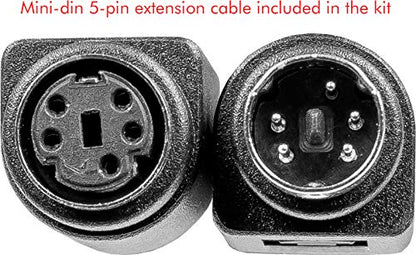 Flight Stick Grip Extension Kit Configuration #7 Compatible with Thrustmaster Warthog, F-16C Viper HOTAS, F/A 18, VirPil, WinWing and Moza AB9 Flight Sticks And Bases