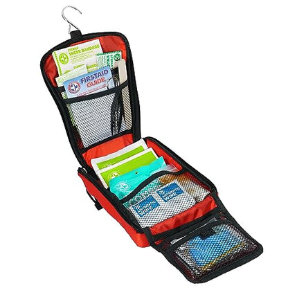 Be Smart Get Prepared 330 Piece First Aid Kit, All-Purpose: Clean, Treat, Protect Minor Cuts, Scrapes, Home, Office, Car, School, Travel, Emergency, Survival, Outdoor, Camping & Sports, FSA HSA