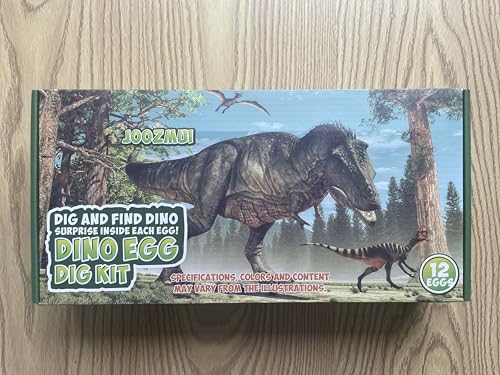 Joozmui Dinosaur Toys for Boys, Fossil Digging Kit for Kids Dinosaur Egg Toys 3-10 Year Old Boy Gifts Boys Toy Age 3-8 Toy Figure Gifts for 3-11 Year Old