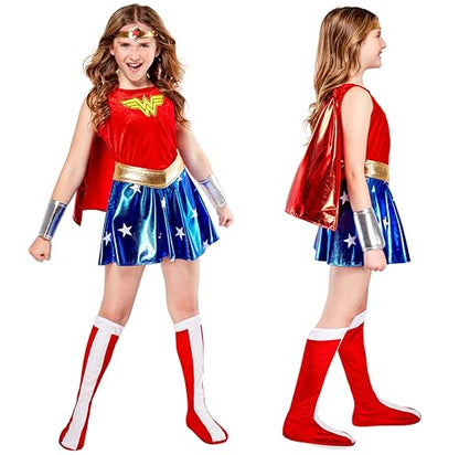 DC Comics: Wonder Woman Costume for Kids by Rubies, Girl's Medium