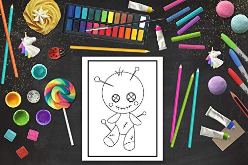 Toddler Coloring Book: 30 Cute Halloween Illustrations to Color for Children Ages 1-3