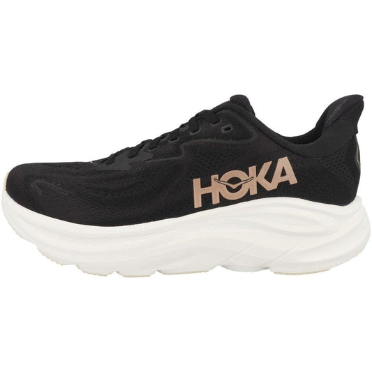 Hoka Women's Clifton 10 Black/Rose Gold 8 Medium