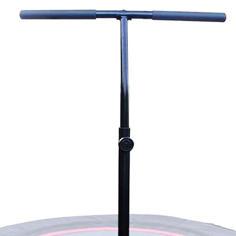 Leaps & ReBounds: Adjustable Stabilizer Bar - Fits All L&R Fitness Trampolines - Grippable & Cushy Foam Handles - Easy Assembly, Slips Over Existing Legs - Trampoline Sold Separately