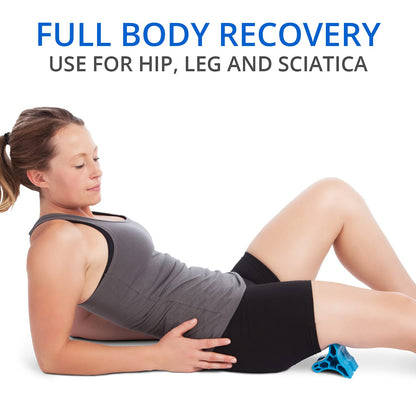 DaVinci Tool Red & Blue -USA Made- Extra Firm Neck Tension Relief & Pressure Point Massage Tool - Occipital Release Tool - Cervical Traction Device- Suboccipital Release Device - Neck Stretcher