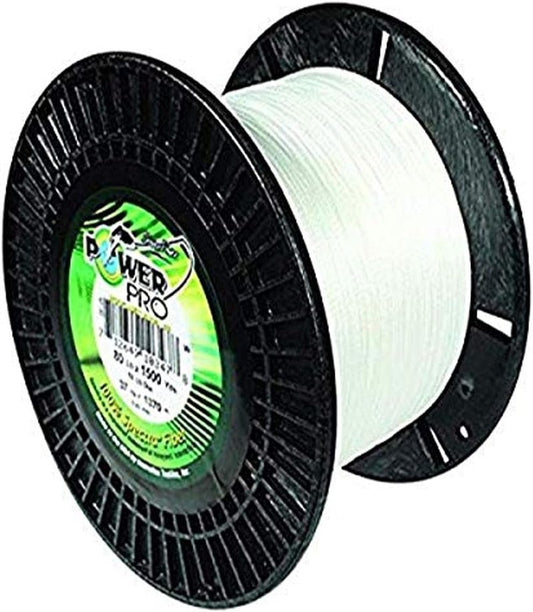 Power Pro Braided Spectra Fiber Fishing Line - 15 lb Test, 100 Yards, White