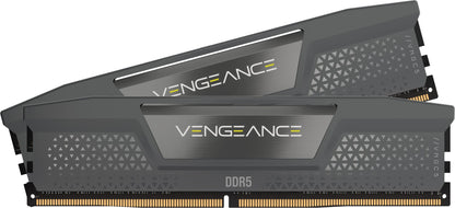 CORSAIR VENGEANCE DDR5 32GB (2x16GB) DDR5 6000MHz CL30 AMD EXPO Intel XMP iCUE Compatible Computer Memory – Grey (CMK32GX5M2B6000Z30)