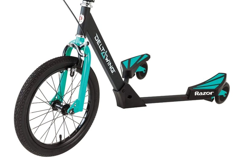 Razor DeltaWing Scooter Black/Mint Green, One Size
