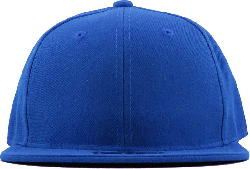 KNW-2364 Roy (7 3/4) The Real Original Fitted Flat-Bill Hats True-Fit, 9 Sizes & 20 Colors Royal Blue