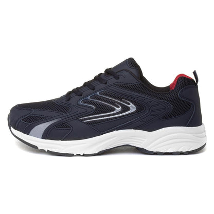 XL Mens Navy Lace Up Trainer - Size 9 UK - Blue