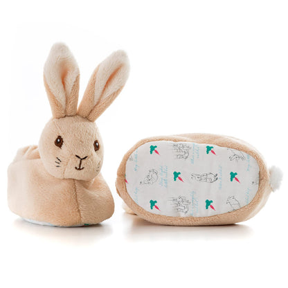 Official Peter Rabbit Baby Booties - Newborn Crib Shoes for Boys and Girls - Unisex Baby Slippers by Rainbow Designs