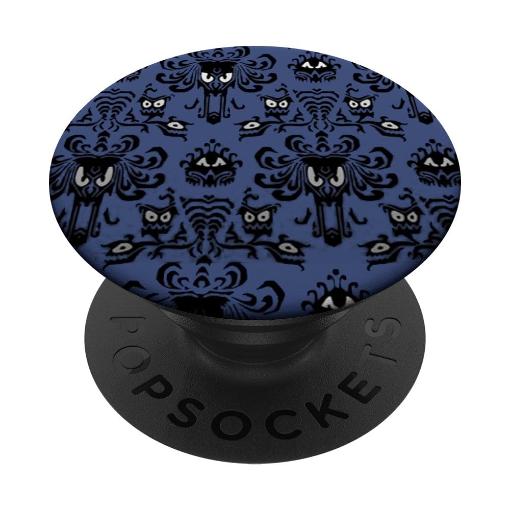 Spooky Wallpaper Halloween Pattern Purple PopSockets PopGrip: Swappable Grip for Phones & Tablets PopSockets Adhesive PopGrip