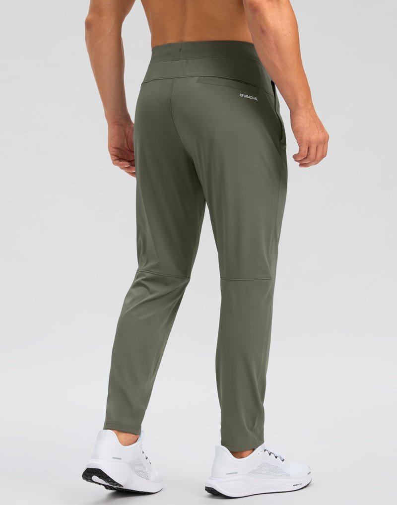 G Gradual 30"/32"/34" Inseam Tall Mens Sweatpants with Zipper Pockets Stretch Golf Workout Pants for Men Casual Athletic