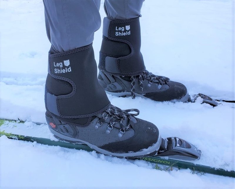 Low Gaiters - Hook & Loop Design for Easy On/Off - Neoprene Leg Gaiters for Hiking, Cross Country Skiing, Yard Work - Comfortable, Snug Fit (Pair)