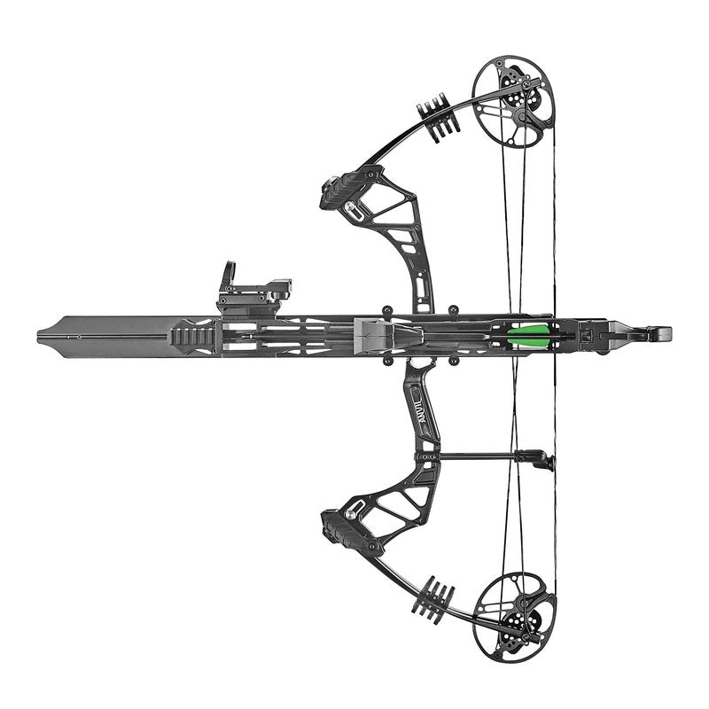 Ek Archery Whipshot Automatic Self Loading Repeating Compound Bow - Perfect for Archery Enthusiasts, Bow Hunters & Archery Target Shooters - 15-50lbs Draw Weight, Fires 5 Arrows in 8 Seconds