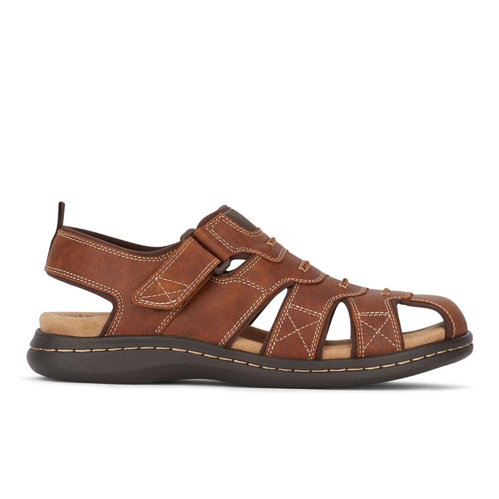 Dockers Mens Searose Outdoor Sport Fisherman Sandal Shoe Rust, 8