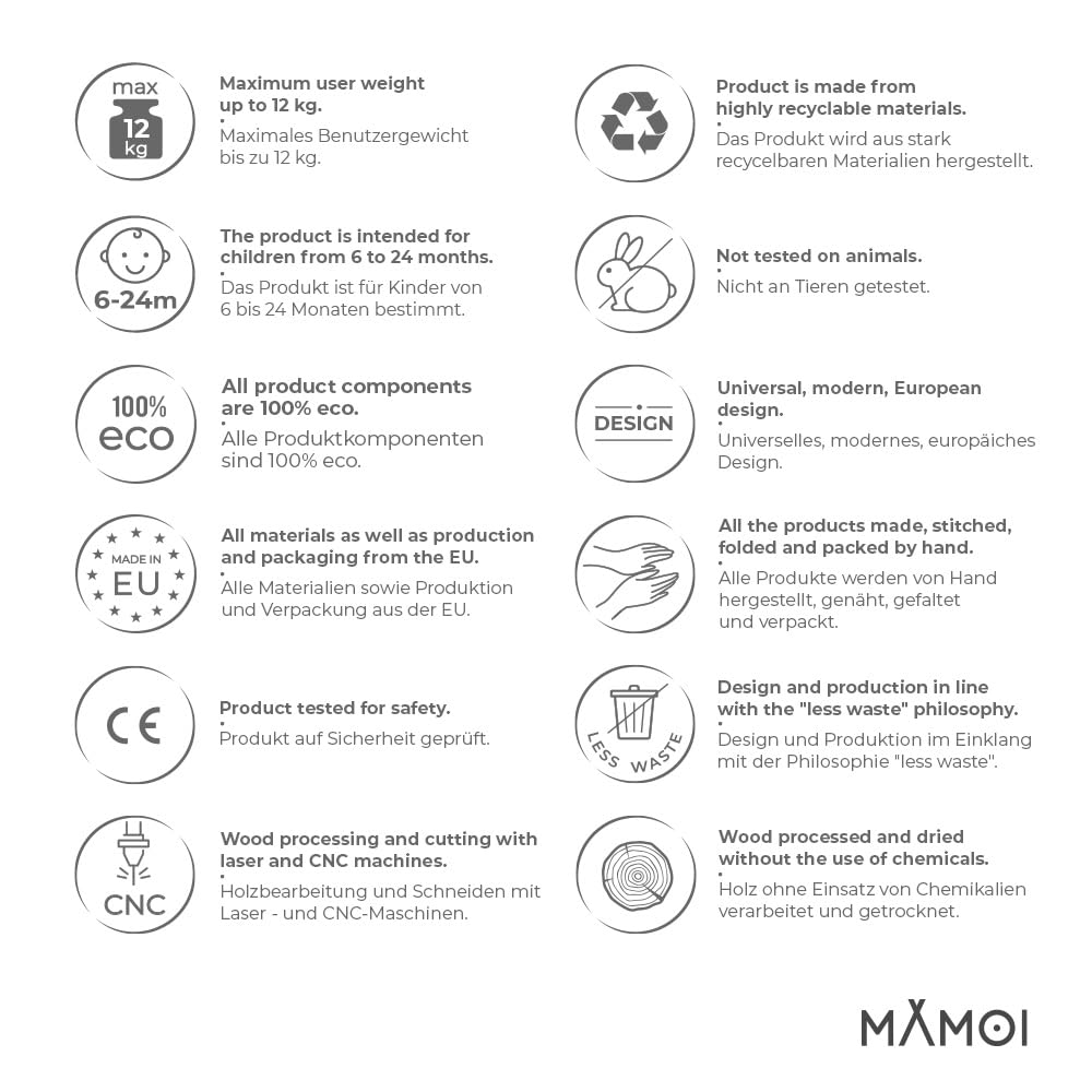 MAMOI® Baby bouncer, Swing seat, Indoor rocking bouncy chair, Toddler jolly jumper rocker, Door frame swings, jumpers and bouncers for babies from 6 months