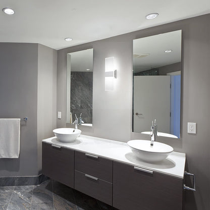 ChangM Modern Wall Sconce 12W, Set of 4 LED Wall Lamp Cool White Acrylic Material Hardwired Wall Mounted Wall Lights