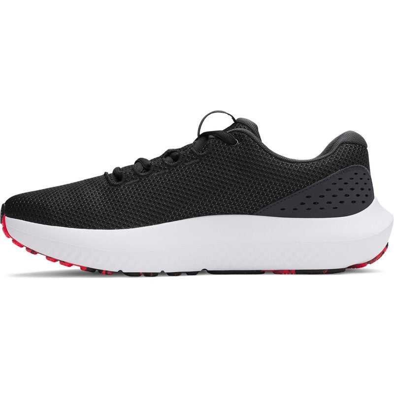 Under Armour Men's Charged Surge 4, (005) Black/Anthracite/Racer Red, 9, US