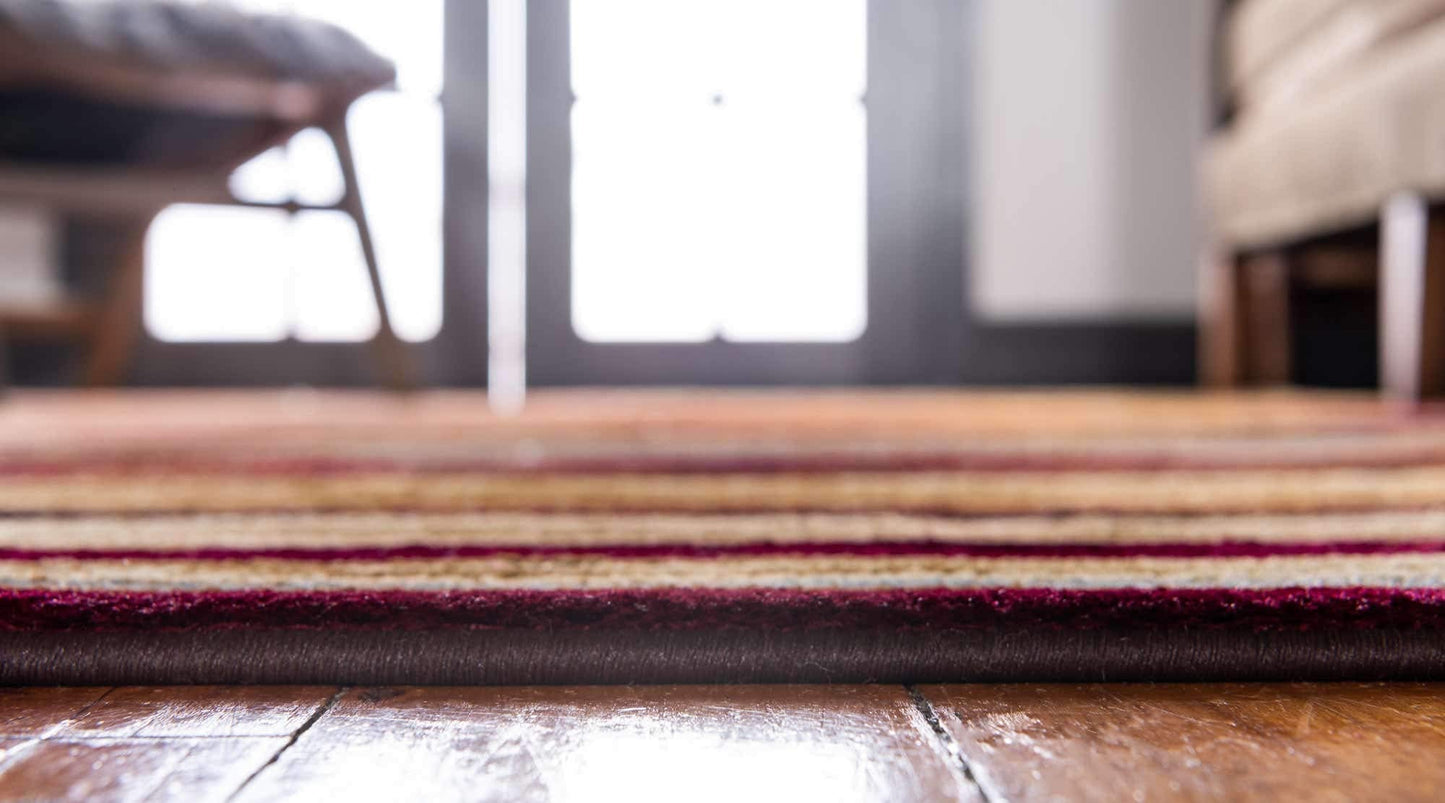 Unique Loom Barista Collection Area Rug - Icatu (4' 1" x 6' 1" Rectangle, Beige/ Brown)