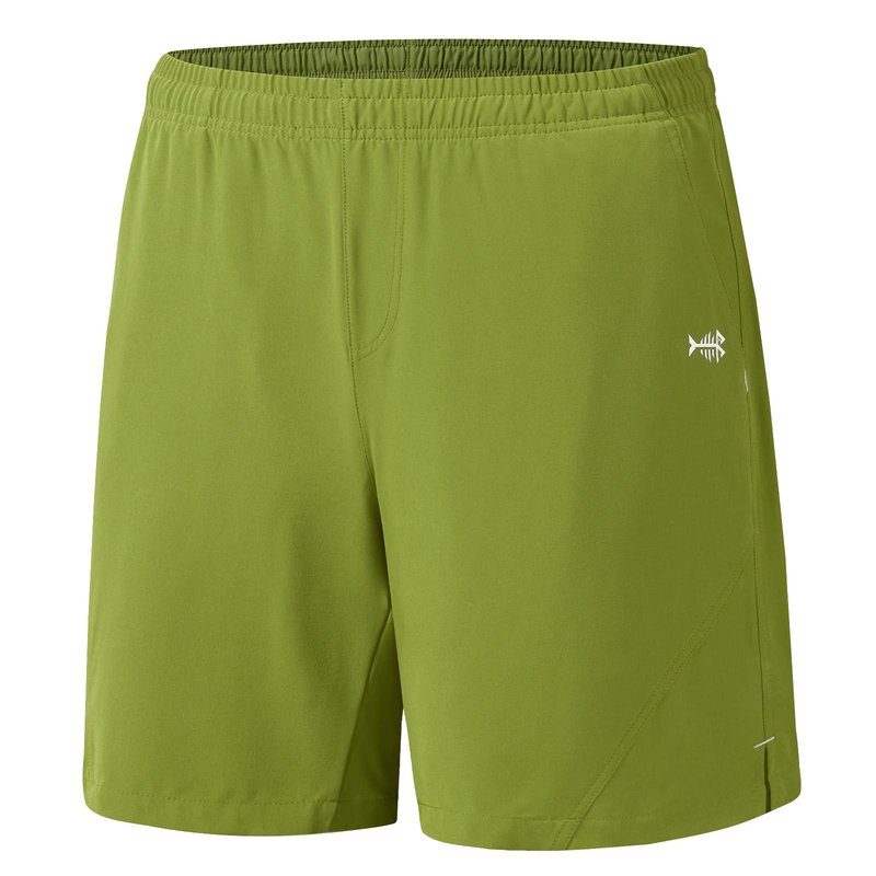 BASSDASH Men’s 7” Fishing Shorts UPF 50+ Lightweight Water Resistant Quick Dry for Hiking with Zipper Pocket FP06M