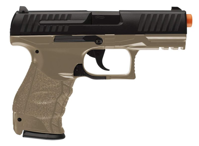 Walther ppq Spring Airsoft Pistol, Dark Earth Brown(Airsoft Gun) (Pack of 3)
