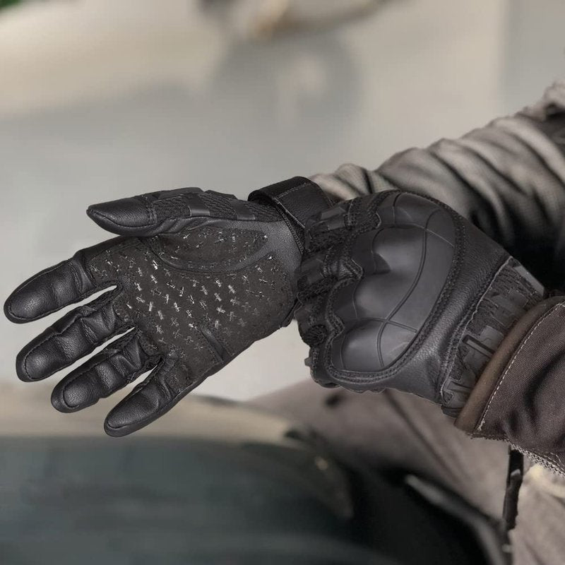 WTACTFUL Touch Screen Motorcycle Tactical Gloves for Men Airsoft Paintball Gear MTB Bike Cycling Cross-Country Motorbike ATV Hunting Hiking Riding Driving Work Outdoor Full Finger Gloves XL Black