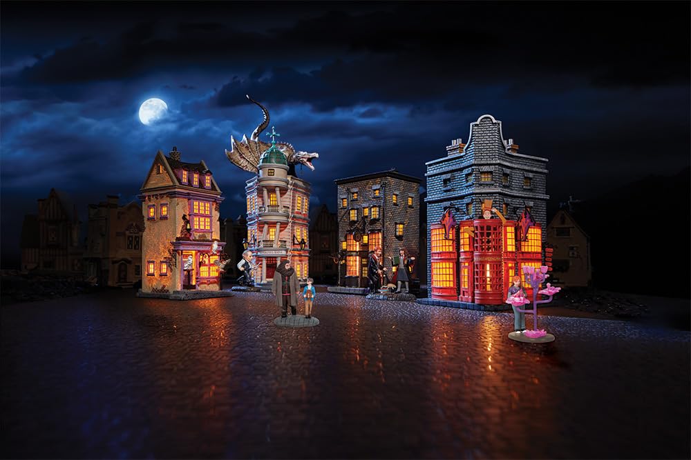 Department 56 Harry Potter Village Eeylops Owl Emporium Lit Building, 8.66 Inch, Multicolor