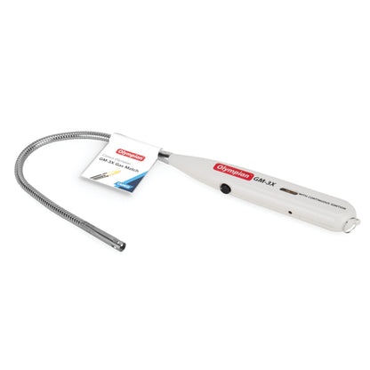 Camco Olympian GM-3X Adjustable Flame Gas Match - Features Windproof Continuous Ignition & Slender Design Equipped with Safety Lock - Refillable with Butane Lighter Fluid (57549)
