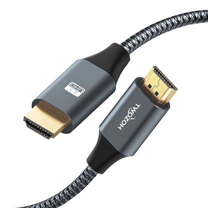 Twozoh 4K HDMI Cable 5M, High Speed HDMI 2.0 Cable, Braided HDMI to HDMI Lead Compatible with PS5, PS3, PS4, PC, Projector, HDTV, Xbox