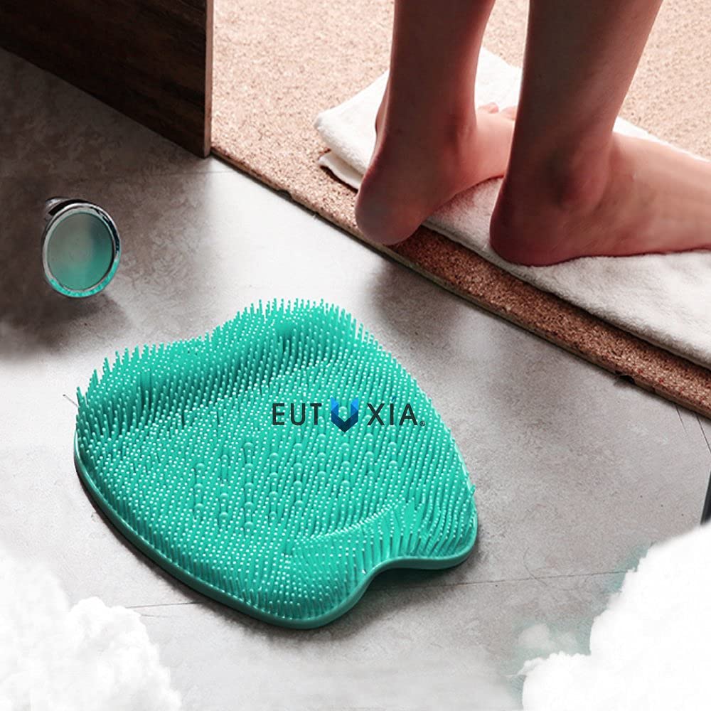 Eutuxia Shower Foot Scrubber Mat with Non-Slip Suction Cups, Foot Massager, Acupressure Mat, Improve Circulation & Reduce Feet Pain