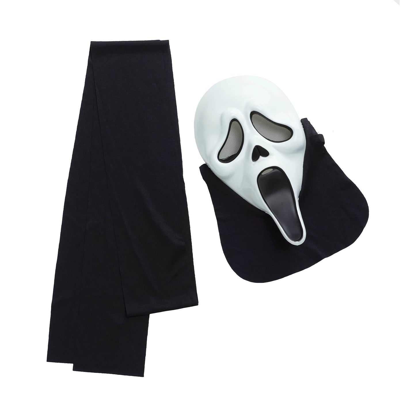 Fun World mens Adult Scream Ghost Face Costume, Black, One Size US