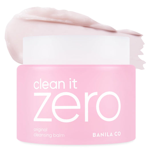BANILA CO Clean it Zero Original Cleansing Balm (BIG size) - Korean Makeup Remover for All Skin Types- Vegan & Made with Acerola Berry & Vitamin C - 180ml/6.08 fl oz