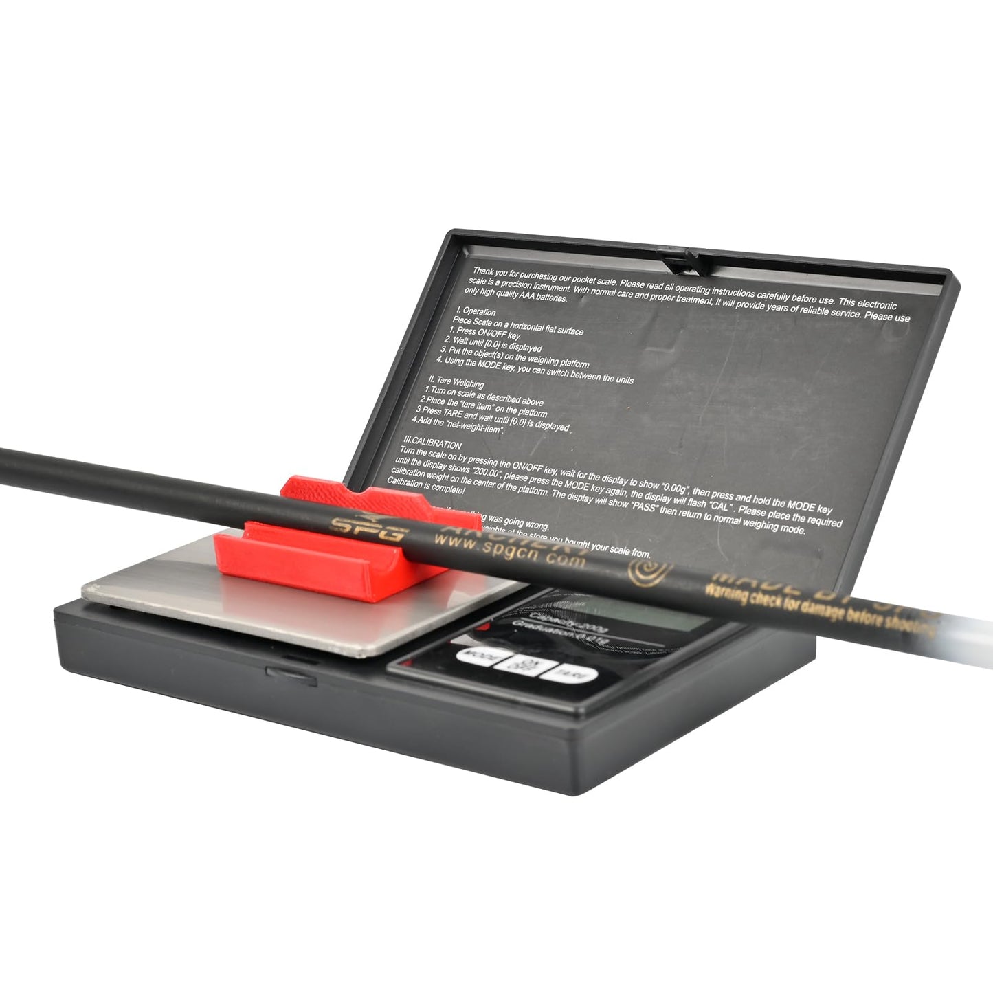 FENJANER Archery Arrow Scale - Display LCD Digital Pocket Arrows Scale - Capicity 200g - Graduation 0.01g Mini Arrows Scales