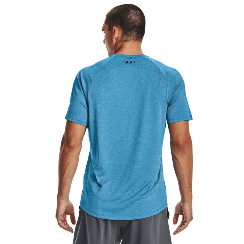 Under Armour Men's Tech 2.0 Short-Sleeve T-Shirt, Radar Blue (422)/Black, Large