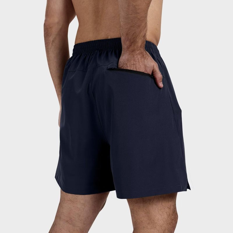 FIONECA 3 Pack Men's Athletic Running Shorts 5 Inch,Quick Dry Gym Workout Shorts with Zip Pockets