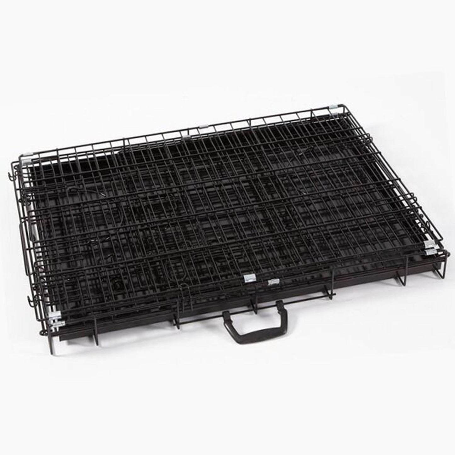 Pet Dog Puppy Cat Metal Foldable Carry Transport Training Cage Crate (121L x 76W x 82H CM)