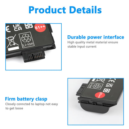 72Wh 61++ 01AV427 01AV425 Battery for Lenovo ThinkPad T480 T470 P51S P52S T570 T580 A485 A475 TP25 Series SB10K97584 SB10K97585 01AV490 01AV492 X50M08812 4X50M08812 01AV422 01AV423 01AV428
