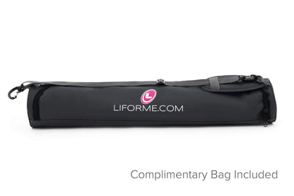 Liforme Travel Yoga mat – Patented Alignment System, Warrior-Like Grip, Non-Slip, Eco-Friendly, Ultra-Lightweight and Sweat Resistant, Made with Natural Rubber