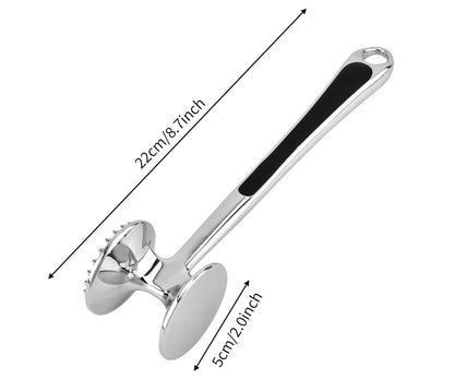 Aliglow Meat Tenderizer Hammer Tool Mallet Pounder for Kitchen Tenderizing Steak Beef Poultry,Heavy Duty Dual-Sided Tenderiser with Soft Grip Handle - Multifunctional Beater for Chicken,Fish, Baking