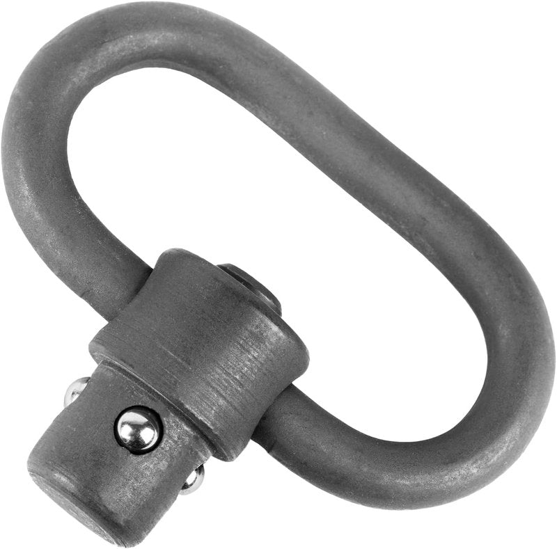 Push Button Sling Swivel - Durable Machined Steel Attachment Hardware for Rifles | Blue