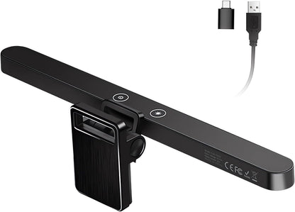Laptop Monitor Light Bar, Computer USB Lamps with Touch Dimmer Switch, E-Reading LED Light Anti-Glare for Office/Home, Brightness/Color Temperature Adjustment