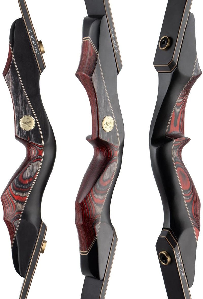 Recurve Bow and Arrow Set - 60'' Wooden Takedown Bow for Adults & Youth | Right Hand, 30/40/50lbs Options