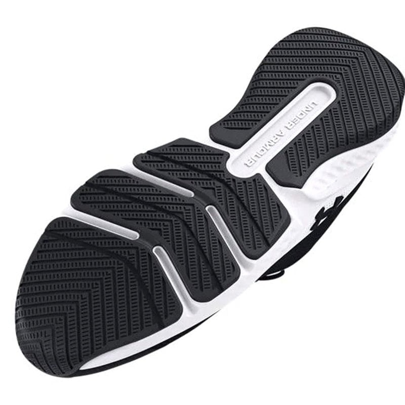 Under Armour Women's Dynamic Select, (001) Black/White/Black, 12, US