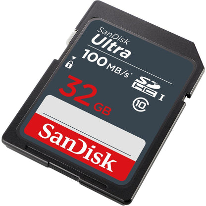 32GB Ultra 100MBs Sandisk SDHC Memory Card