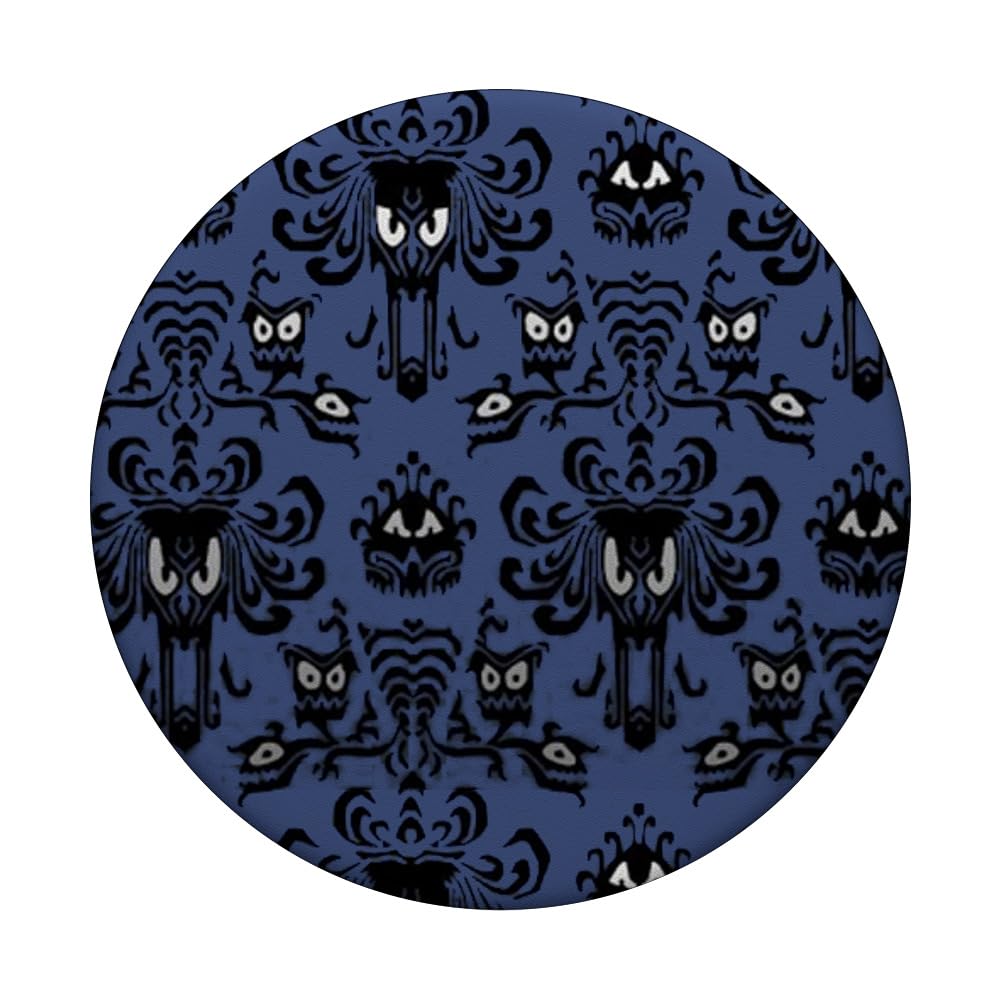 Spooky Wallpaper Halloween Pattern Purple PopSockets PopGrip: Swappable Grip for Phones & Tablets PopSockets Adhesive PopGrip