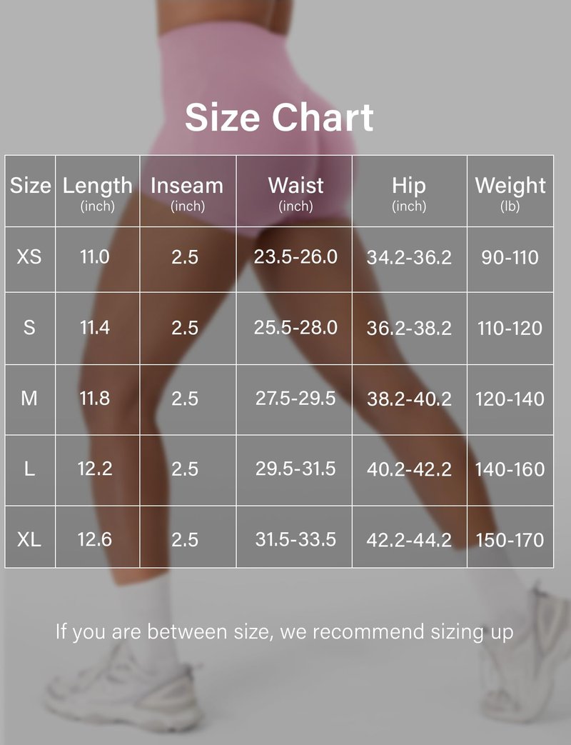VOYJOY Women Workout Impact Shorts 2.5"/ 3.6"/ 4.5"/ 6" Scrunch Butt Lifting Gym Seamless Booty Biker Shorts Pink