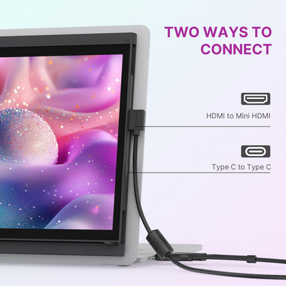 Duex Lite New Mobile Pixels Portable Monitor (2025 Upgraded), 12.5" Full HD IPS Laptop Screen Extender, USB C/HDMI Powered Plug and Play,Windows/Mac/Android/Switch Compatible (Jadeite Green)
