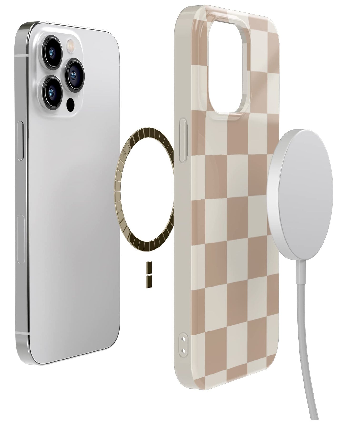 Casely iPhone 13 Pro Max Case | Here Comes The Sun | Colorblock Sunset | Classic Ultra Slim Case Design